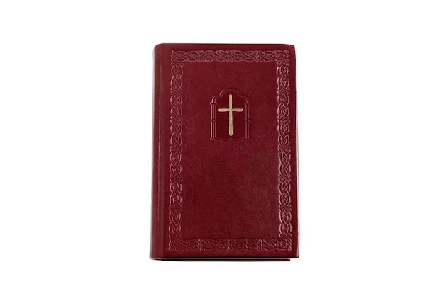 Buch Heiliges Christliches Evangelium auf durchsichtigem Hintergrund