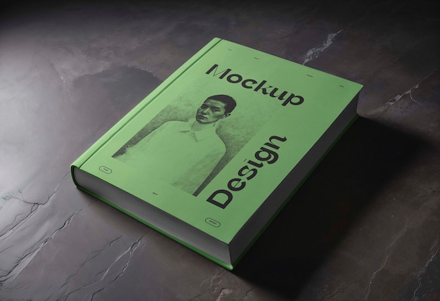 Buch in Studio-Mockup