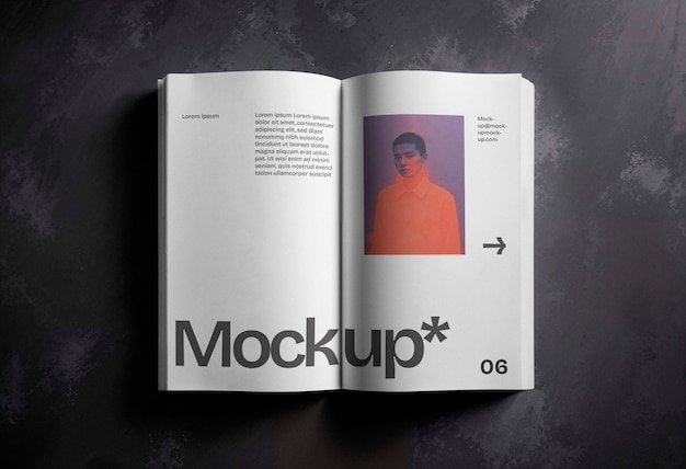 Buch in Studio-Mockup