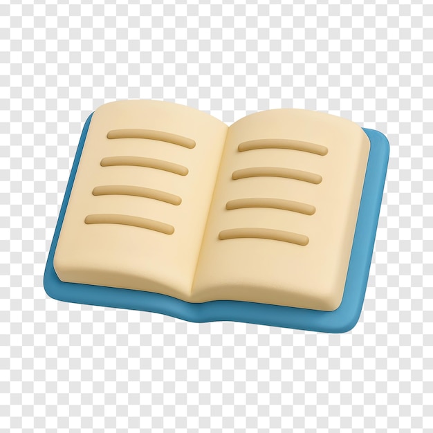 Buch lesen 3D-Symbol öffnen