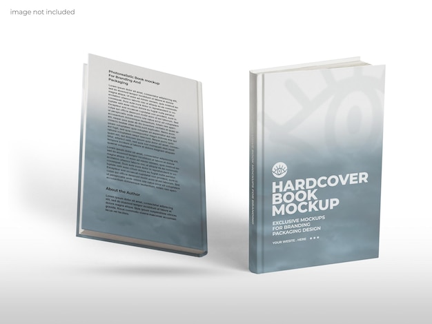 Buchcover-Attrappe vorne und hinten