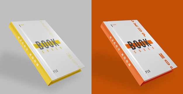 Buchcover Design Mockup PSD