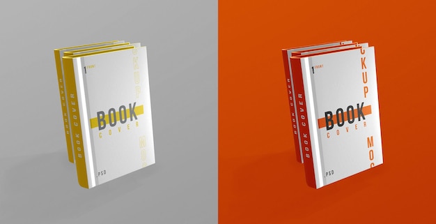 Buchcover Design Mockup PSD