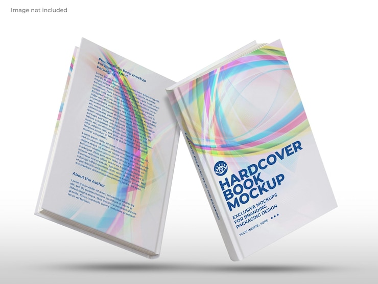 PSD buchcover-modell
