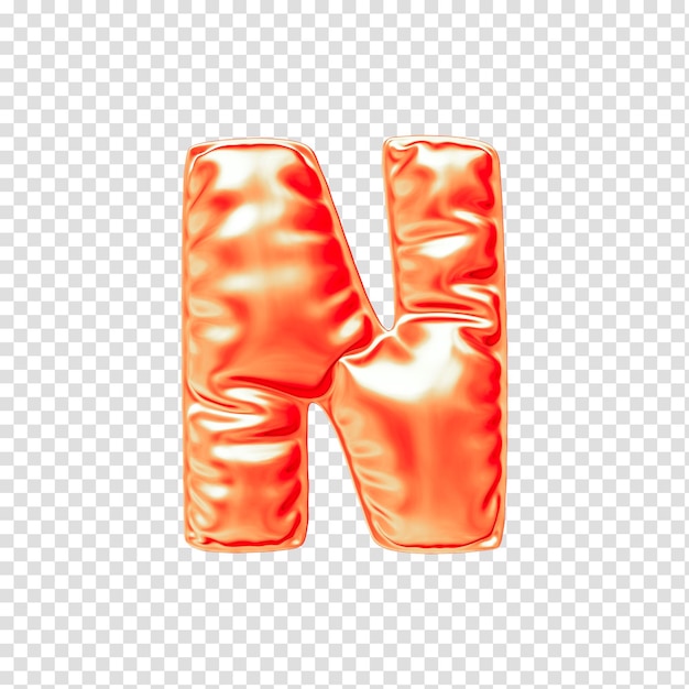 Buchstabe 3D rendert transparenten Hintergrund