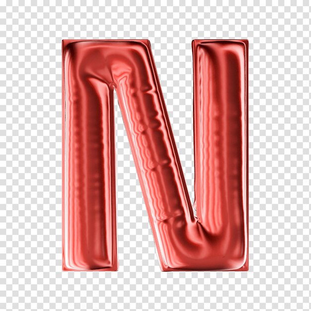 Buchstabe 3D rendert transparenten Hintergrund