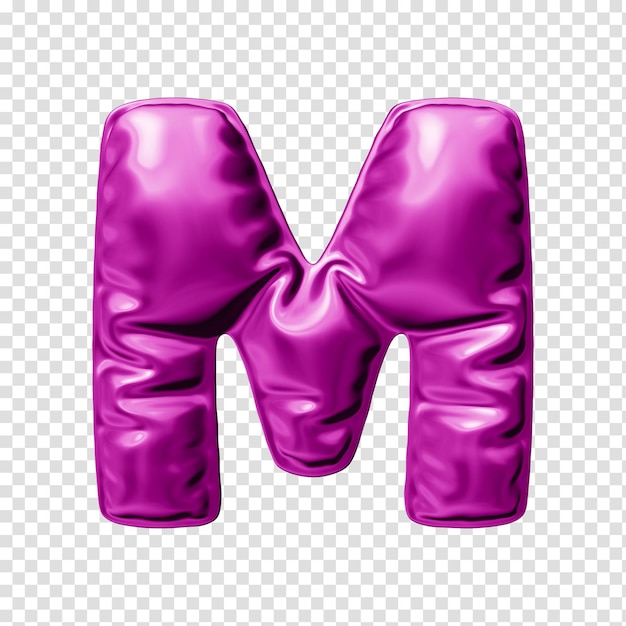 Buchstabe 3D rendert transparenten Hintergrund
