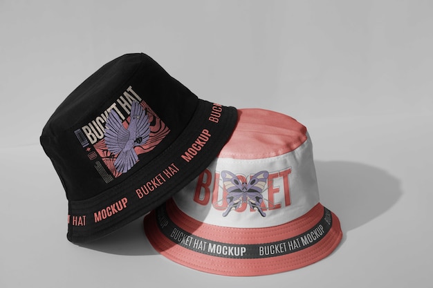 PSD bucket-hat-mock-up-design