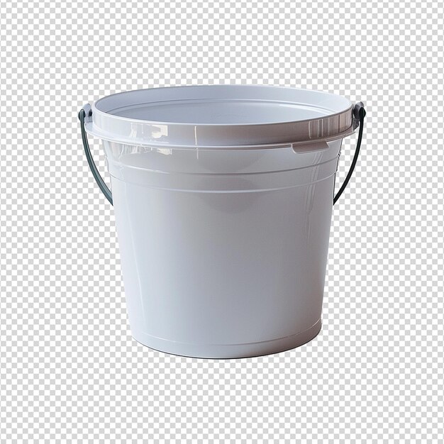 PSD bucket on transparent backgrounb