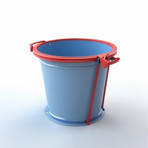 PSD bucket psd sur un fond blanc