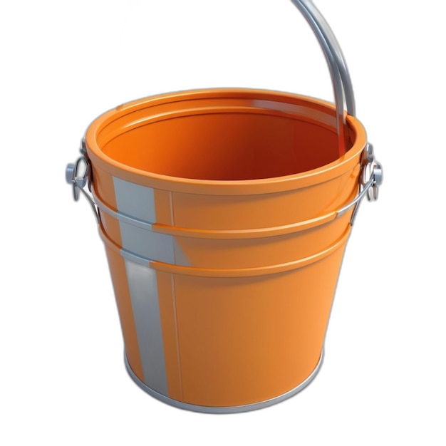 Bucket Psd Sur Un Fond Blanc