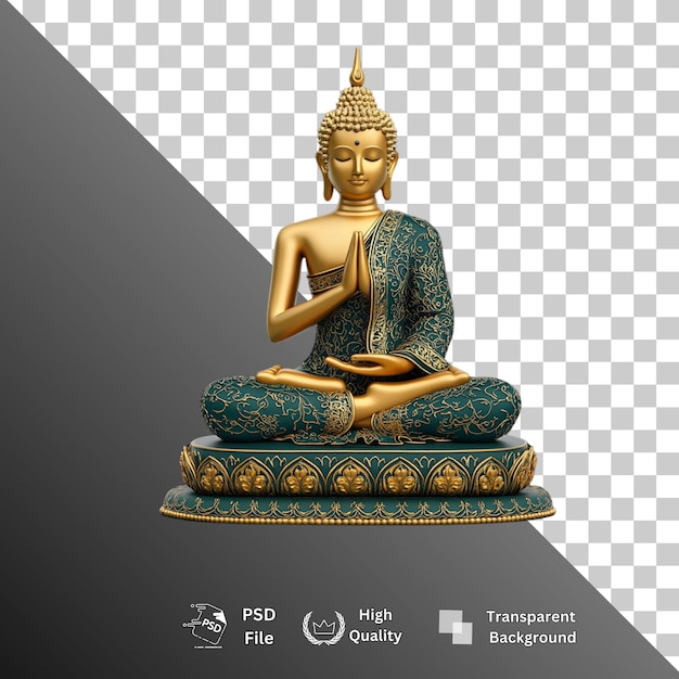 Buda isolado em fundo transparente