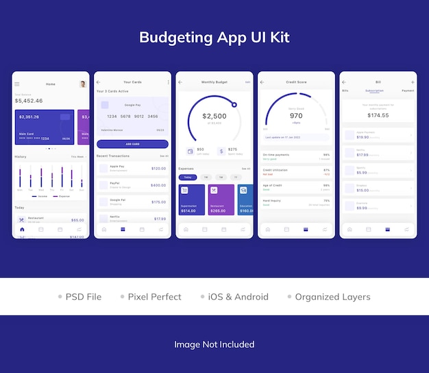 Budgetierungs-app-ui-kit