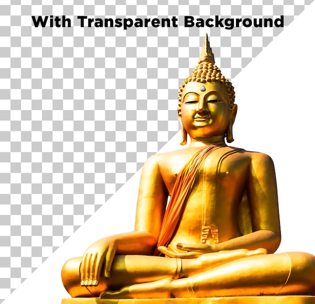 Budha PNG PSD isoliert auf durchsichtigem Hintergrund