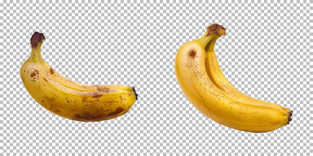 Bündel von bananen, die auf einem durchsichtigen png-hintergrund isoliert sind