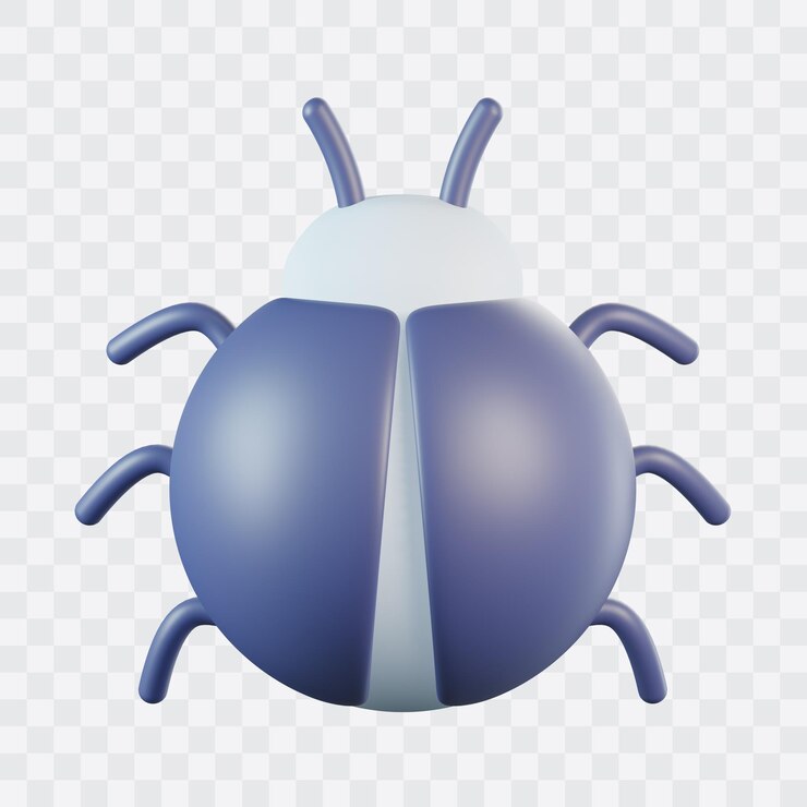 PSD bug di sistema icona 3d