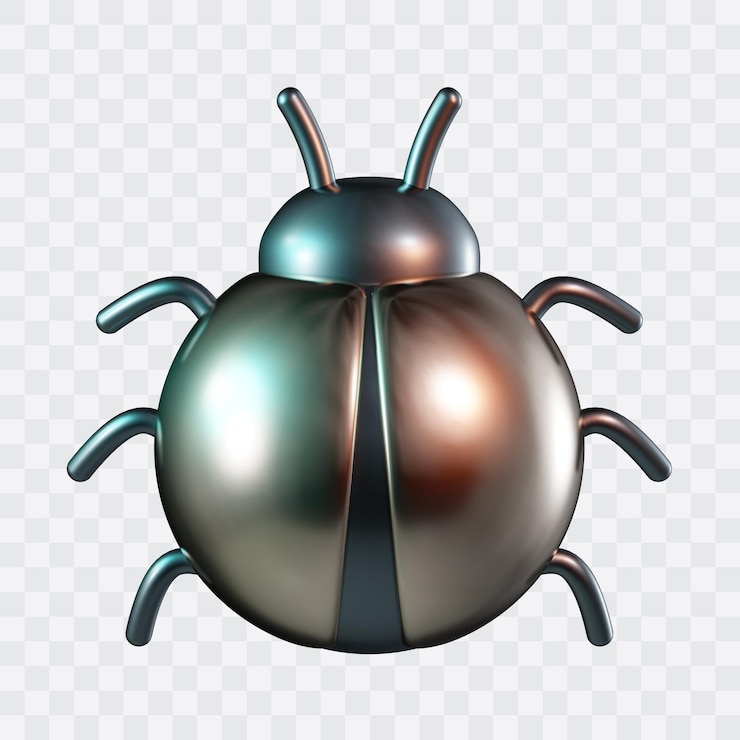 PSD bug di sistema icona 3d