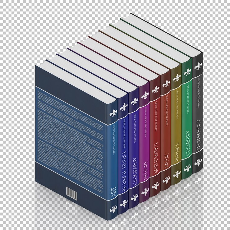 PSD buku isometrik