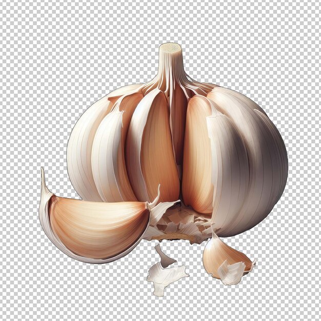 PSD bulbe d'ail aromatique png