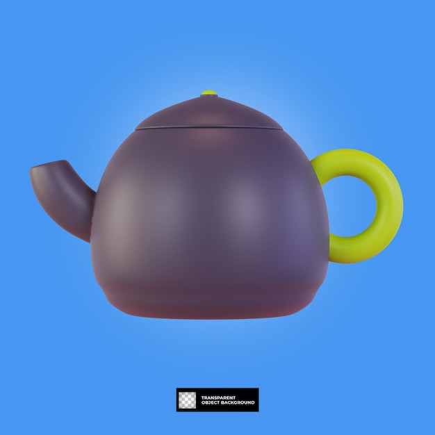 Bule de ferramenta de cozimento de renderização 3D