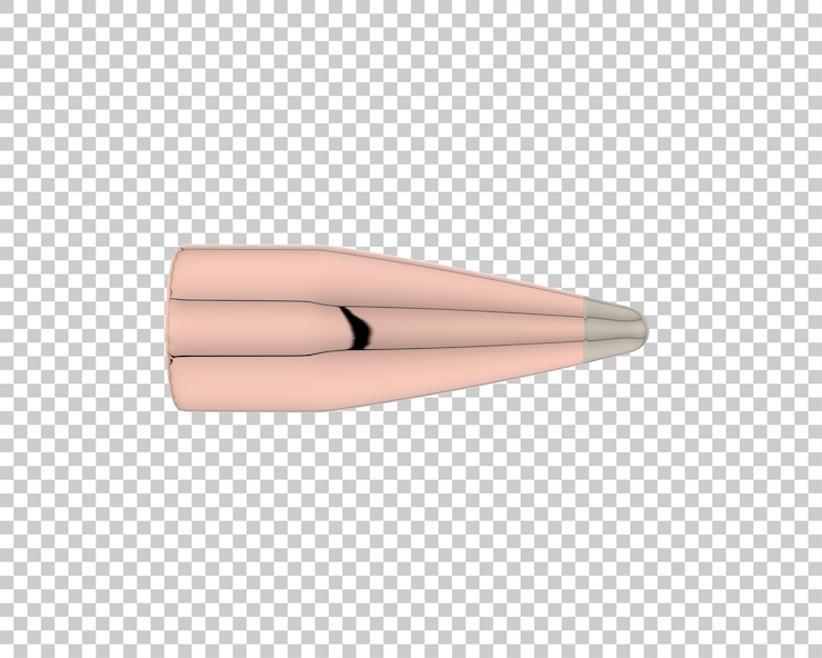 PSD bullet en la ilustración de renderizado 3d de fondo transparente