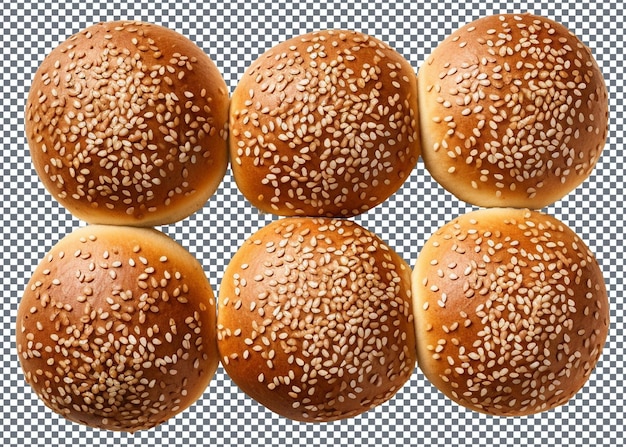 PSD bun with sesame seeds