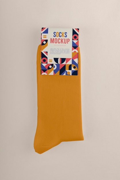 Bunte Socken Design Mockup