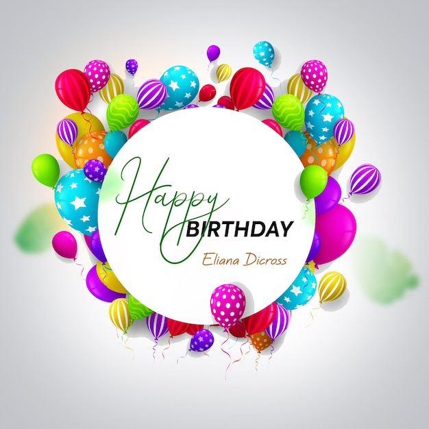 Buon compleanno, Elliana.