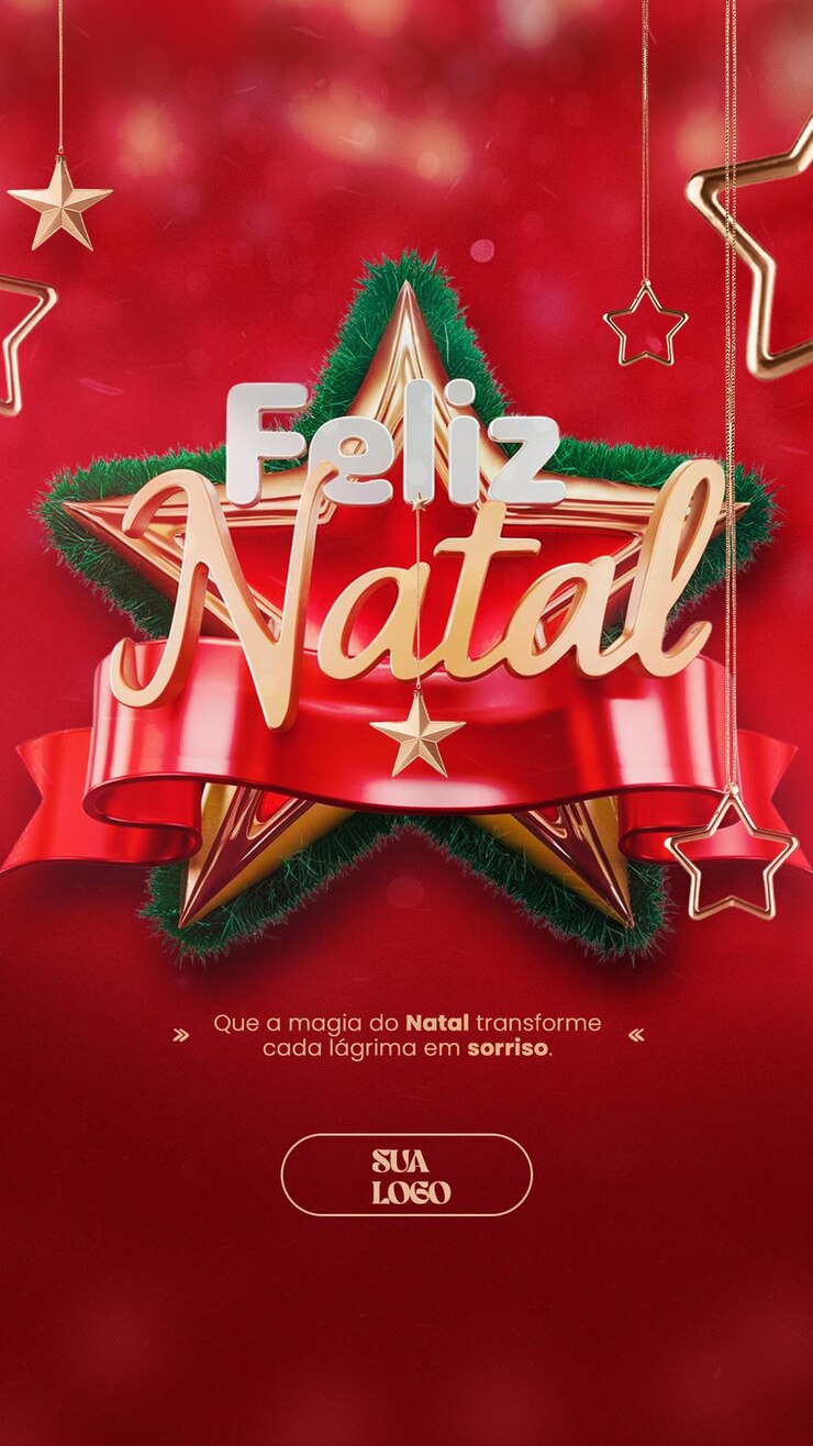 Buon Natale 25 dicembre Social Media Editable PSD