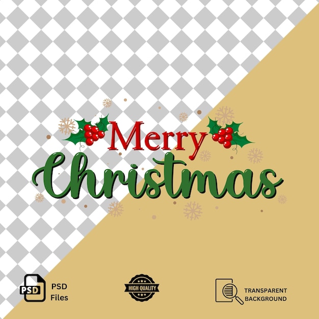 Buon Natale tag di rendering 3D
