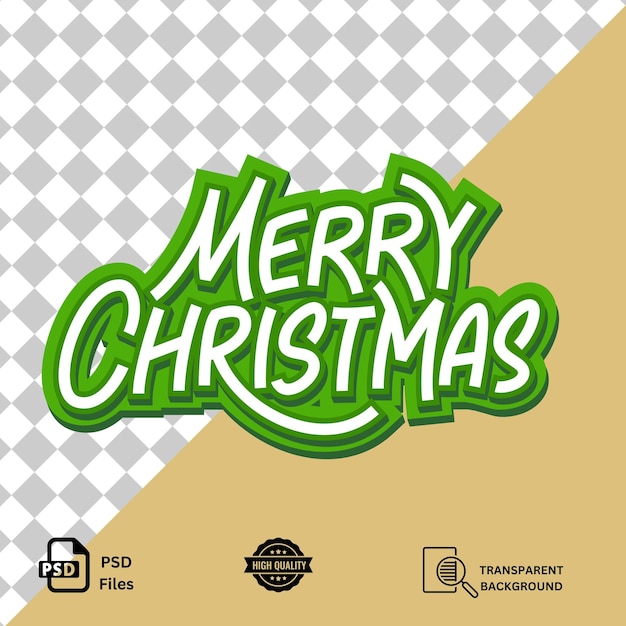 Buon Natale tag di rendering 3D