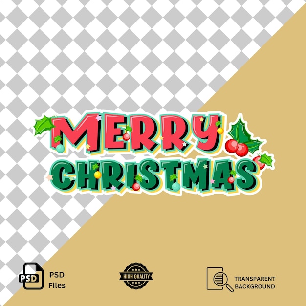 Buon Natale tag di rendering 3D