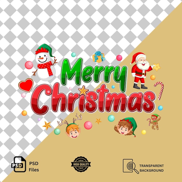 Buon Natale tag di rendering 3D