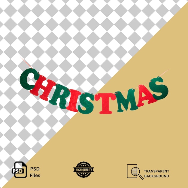Buon Natale tag di rendering 3D