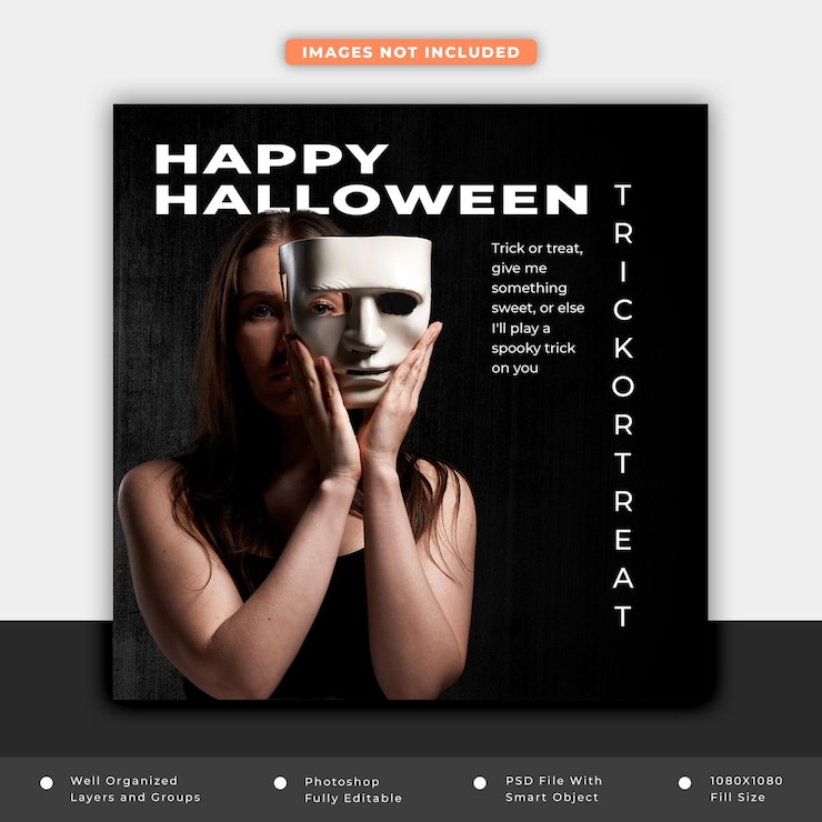 Buon post sui social media di Halloween Post sulla notte dell'orrore di Halloween