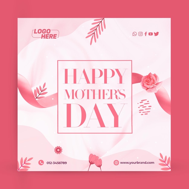 Buon post sui social media per la festa della mamma