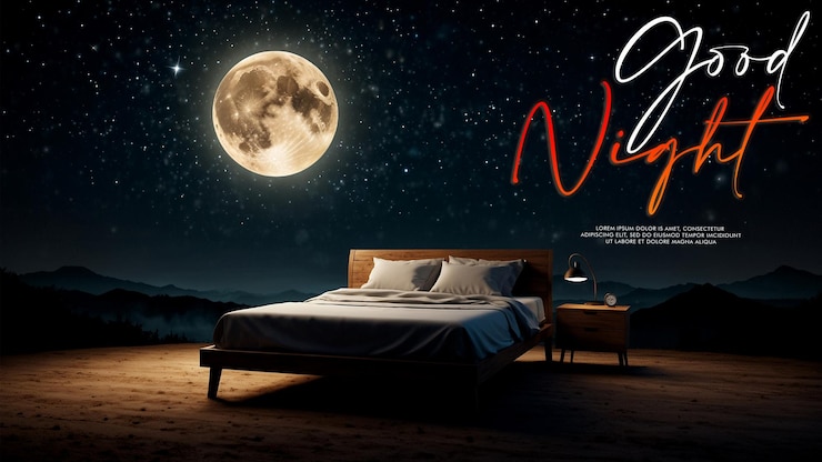 PSD buona notte e dolci sogni.