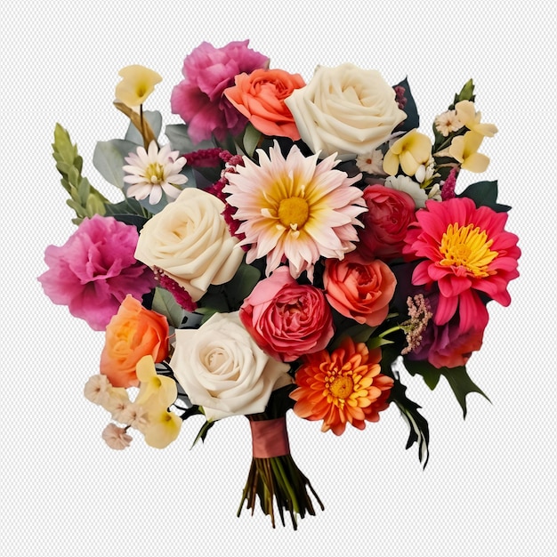 PSD buquê de flores png