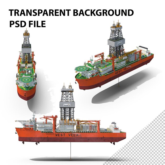 PSD buque de perforación de papúa nueva guinea