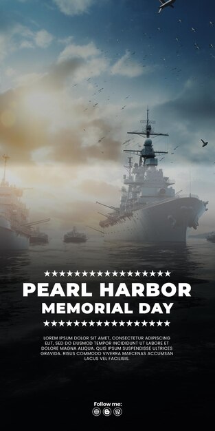 Buques de guerra y aviones de combate en pearl harbor día conmemorativo de pearl harbor inteligencia artificial