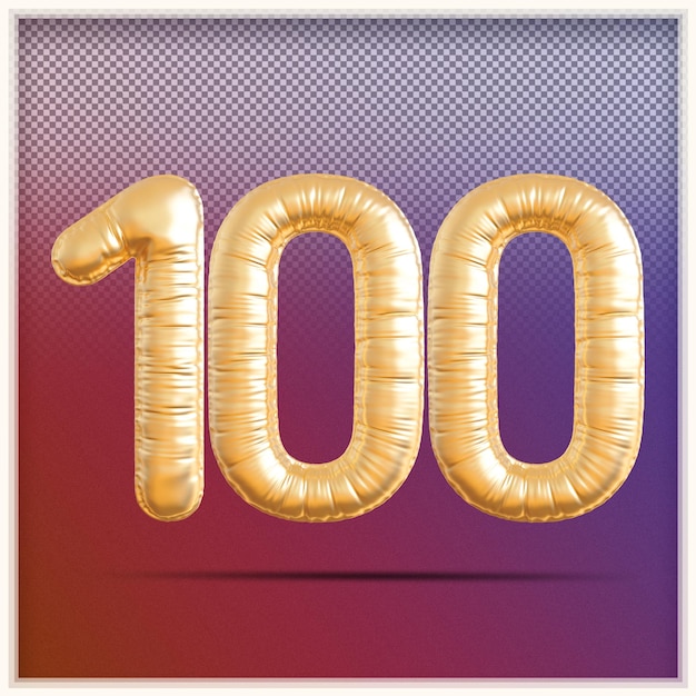 La burbuja de oro número 100