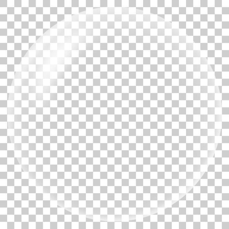 PSD burbuja transparente y brillante