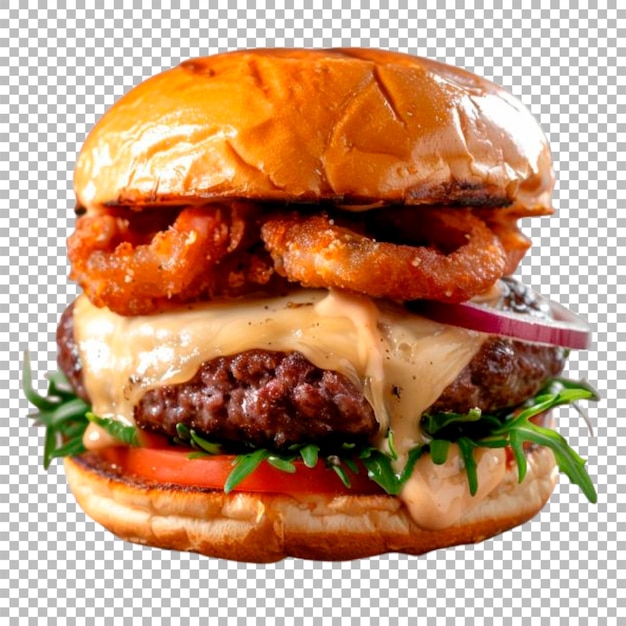 PSD burger png es transparente