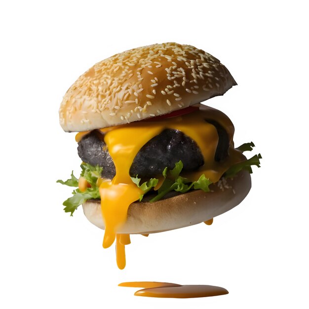 PSD le burger png