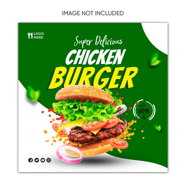 Burgerverkäufe Socila Mediendesign Instagram Facebook