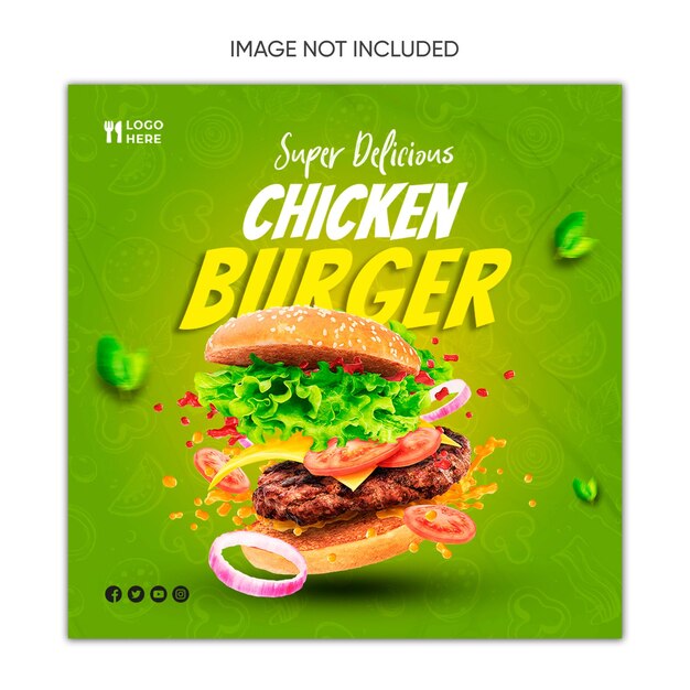 Burgerverkäufe Socila Mediendesign Instagram Facebook
