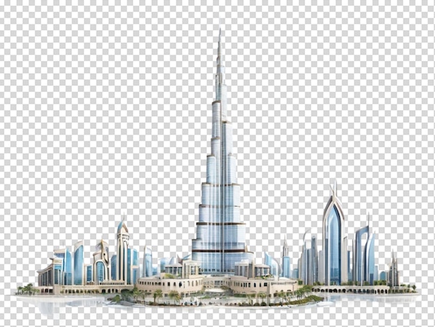 PSD burjkhalifa em png