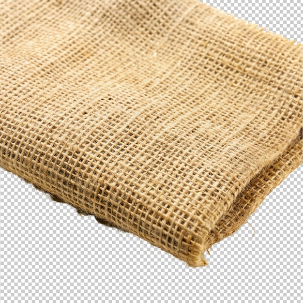 PSD burlap hessian ou sacking sur fond transparent