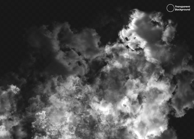 Burning smoke fog and cloud atmosphere