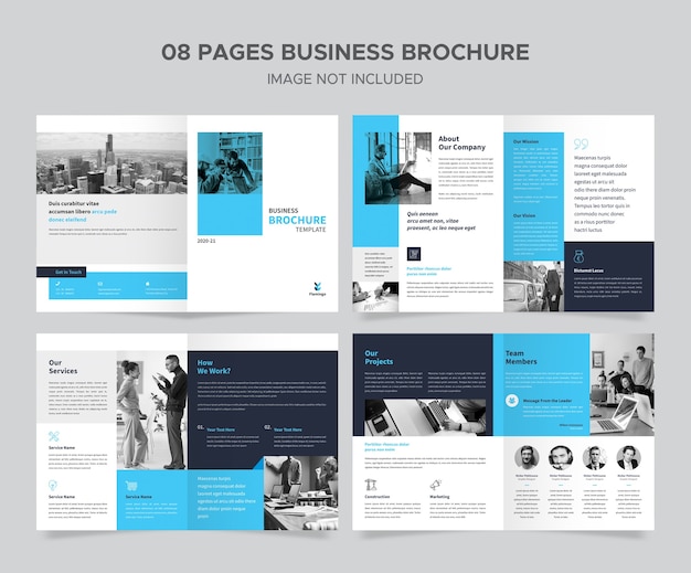 PSD business brochure template design